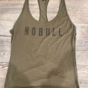 NOBULL Olive Green Racerback Tank Top